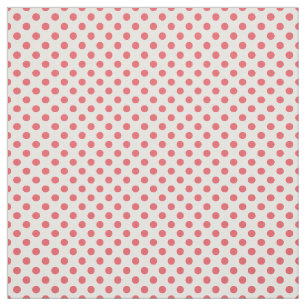 Tissu Coral rose Pois par Shirley Taylor