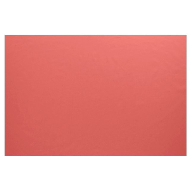 Tissu CORAL (une couleur rouge riche et solide) ~ (Fat Quarter)