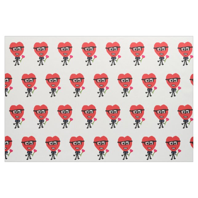 Tissu corazon enamorado (Fat Quarter)