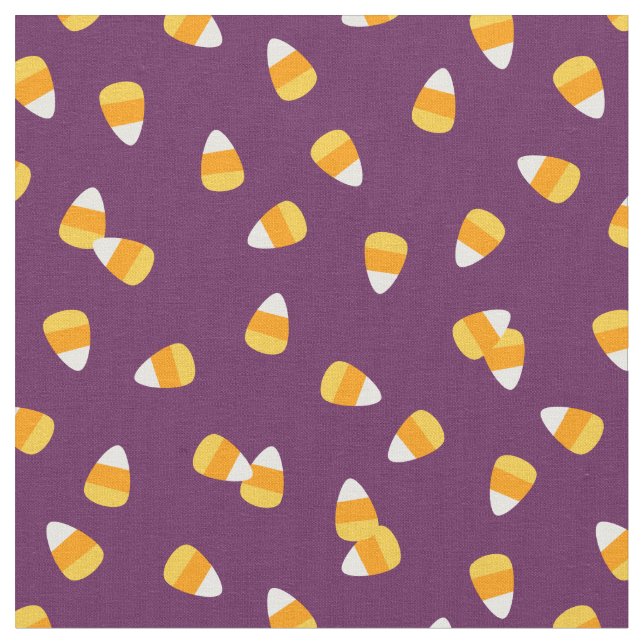 Tissu Corne de bonbons sur pourpre (Fermer)