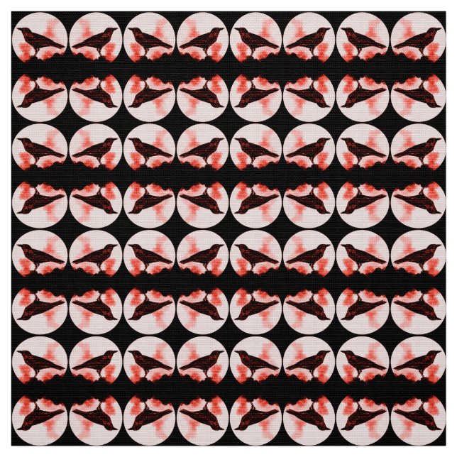 Tissu Corneilles (Échantillon)