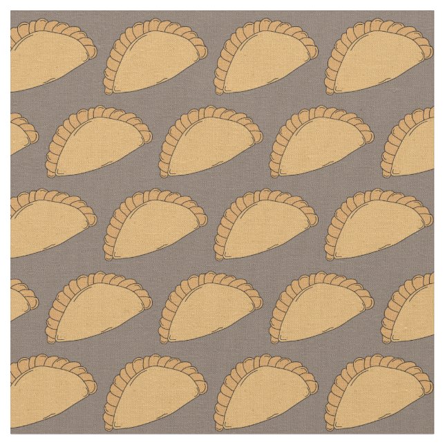 Tissu Cornish Pasty Pasties British Food Motif (Fermer)