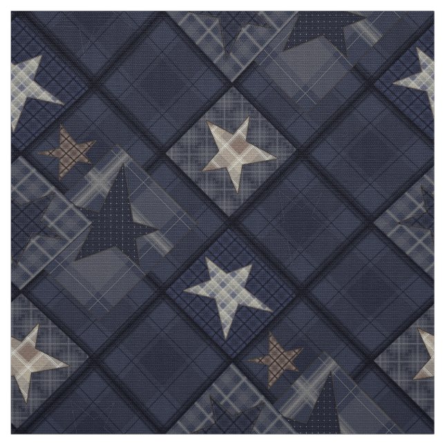 Tissu Correspondance bleue (Échantillon)