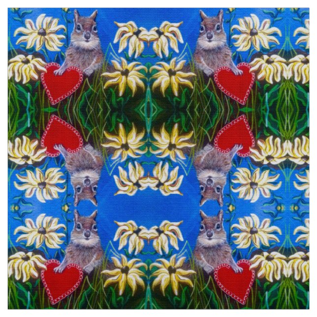Tissu Correspondance des coeurs (Échantillon)