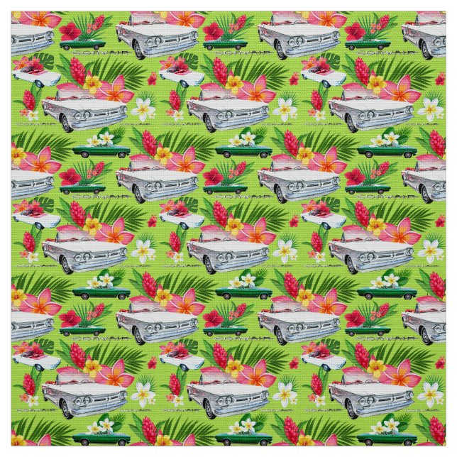 Tissu Corvair-vert convertible de fin de support (Échantillon)