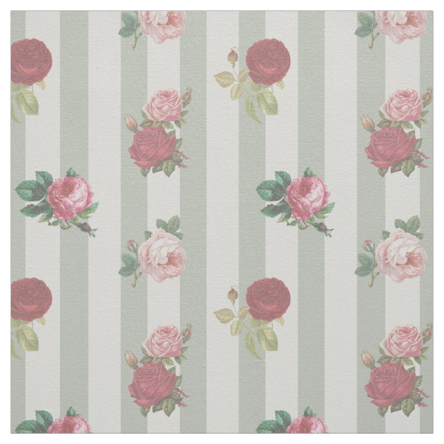 Tissu Coton Décoration Maison Chic Floral (Échantillon)