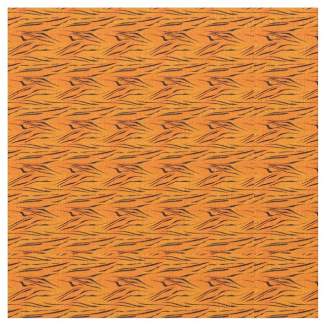Tissu Coton Tigre foncé (Fermer)