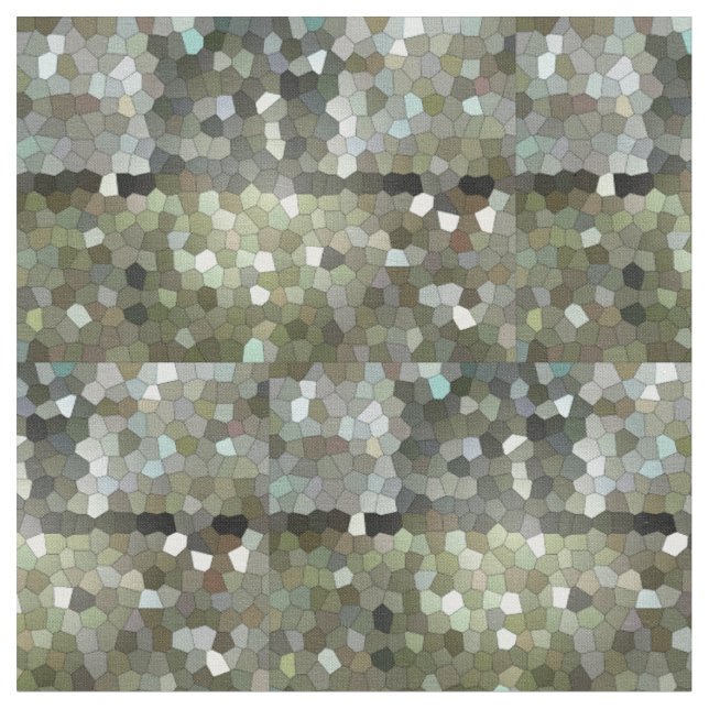 Tissu Coton vert en verre souillé de nuances (Fermer)