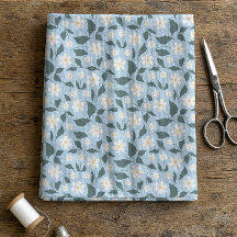Cottagecore Ciel Bleu & Blanc Floral Daisy