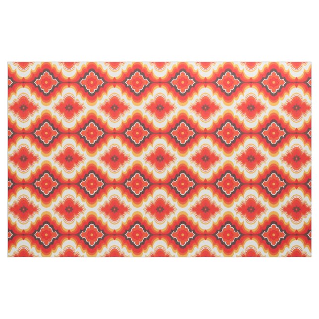 Tissu Coucher de soleil psychédélique tombé (Fat Quarter)