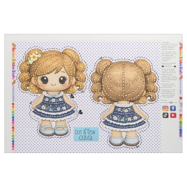 Tissu Coudre et assembler des peluches pour enfants débu (Fat Quarter)