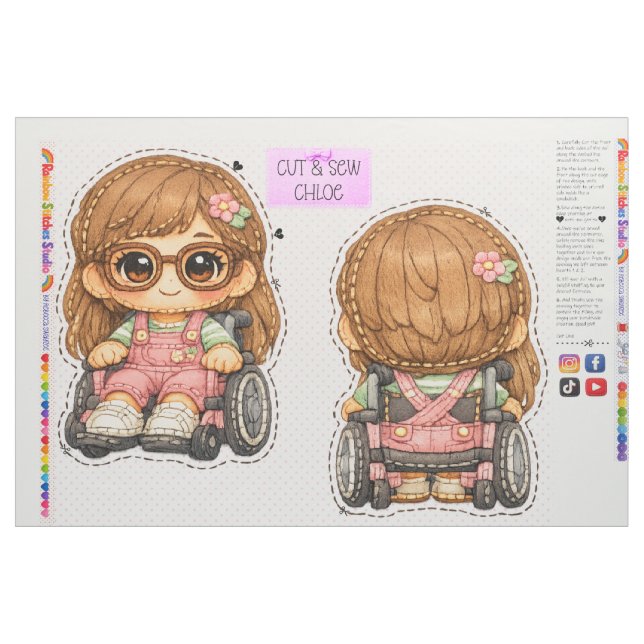 Tissu Coudre et assembler des peluches pour enfants débu (Fat Quarter)