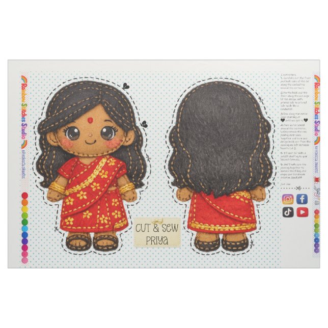 Tissu Coudre et assembler des peluches pour enfants débu (Fat Quarter)