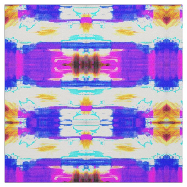 Tissu couleur été Abstrait (Échantillon)
