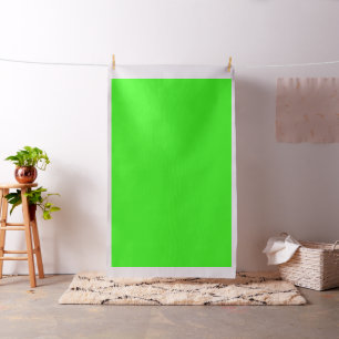 Tissu couleur solide vert néon