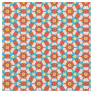 Tissu Couleurs 3D rétro Motif géométrique