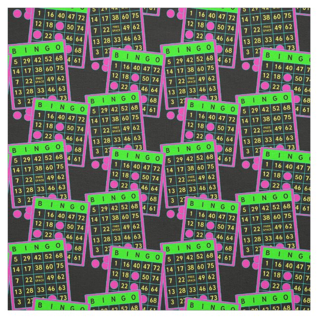 Tissu Couleurs au néon de cartes et de marqueurs de (Échantillon)