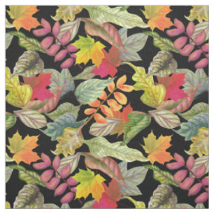 Tissu Couleurs d'automne Feuilles d'automne
