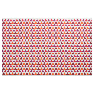 Tissu Couleurs d'automne géométriques modernes Décor méd