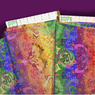 Tissu Couleurs du drapeau gay pride du dragon arc-en-cie