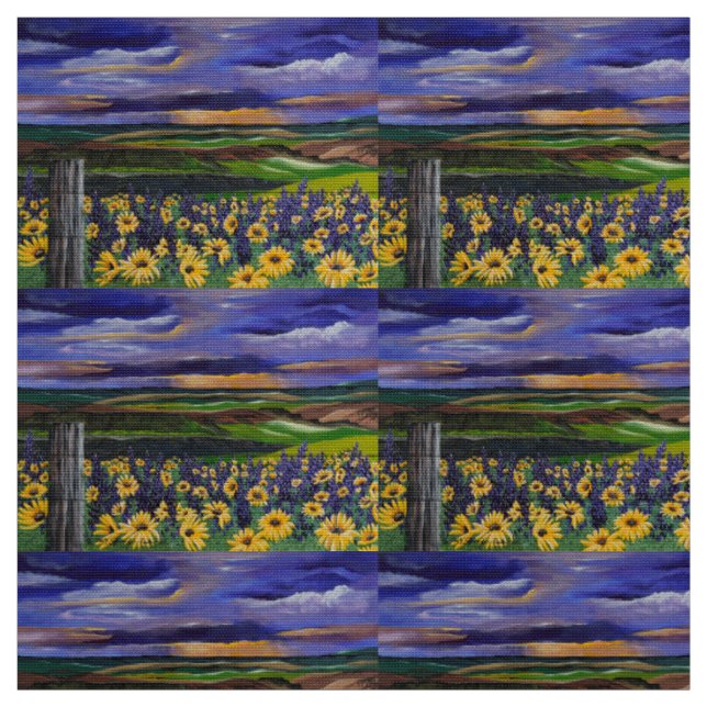 Tissu Couleurs du Plateau (Échantillon)