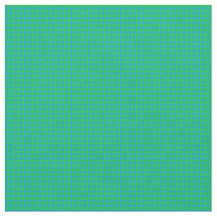 Tissu COULEURS-En vichy 05-Bleu-Vert-Tissus CRAZY ENFANT