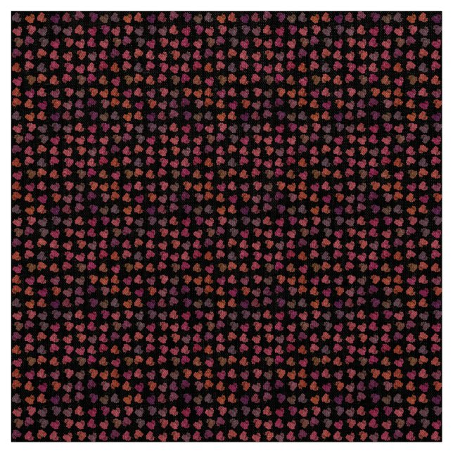 Tissu Couleurs mélangées fleurs motif (Échantillon)