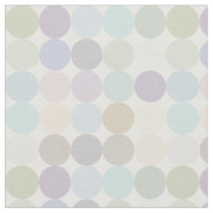 Tissu couleurs pastel grands points