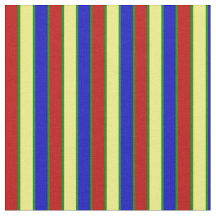 Tissu Couleurs primaires-bandes 04-Tissu