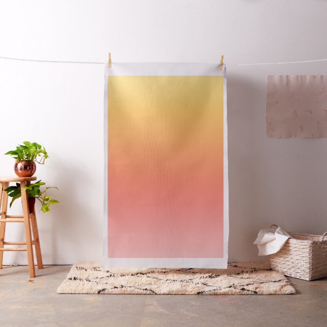 Tissu Couleurs simples - Jaune à Misty Pink ombre (In Situ)