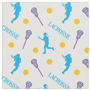 Tissu Couleurs vives Joueuse de crosse Motif