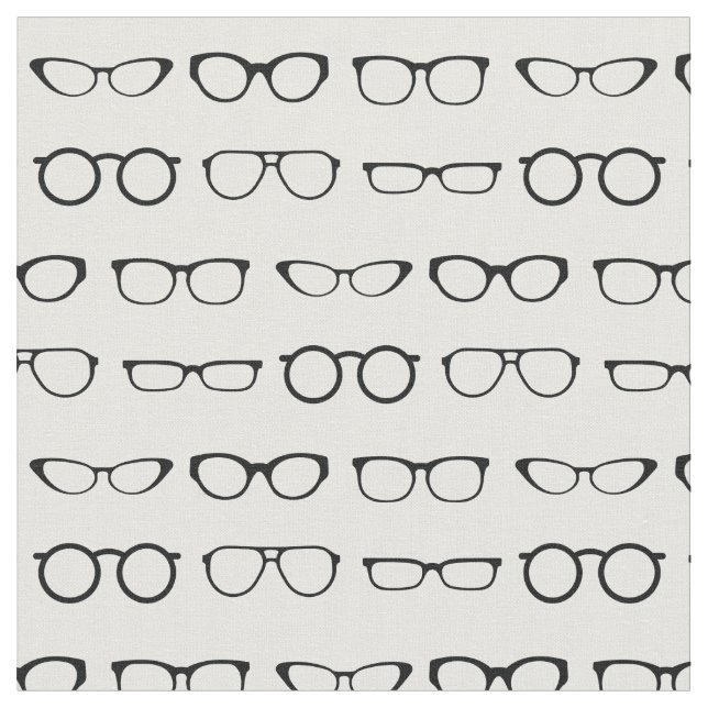 Tissu Coup de verre noir et blanc optique (Fermer)