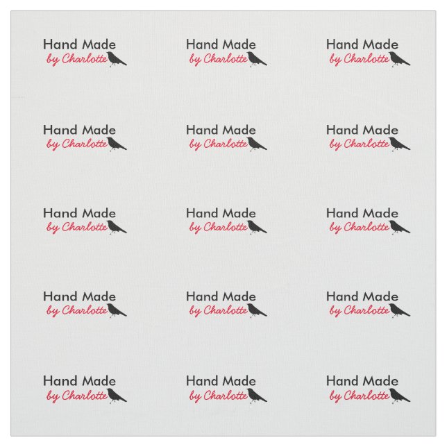 Tissu Couper Et Coudre Artisanat Étiquettes Personnalisé (Échantillon)
