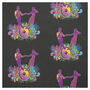 Tissu Couples de danse d'oscillation sur des battements