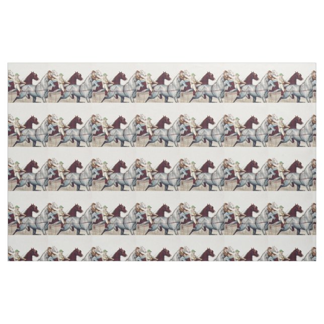 Tissu Course d'attelages SUPÉRIEURE (Fat Quarter)