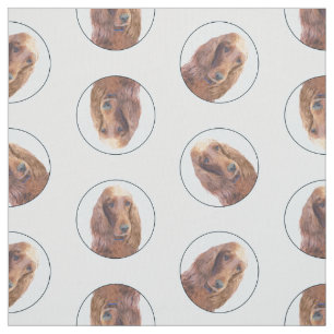 Tissu Coussin irlandais peinture rouge mignonne Original