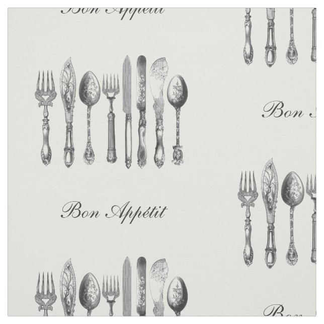 Tissu Coutume blanche noire d'Appetit de fève (Échantillon)