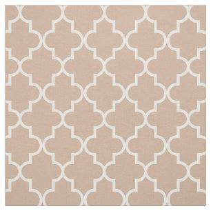 Tissu Coutume marocaine de motif de tuiles de