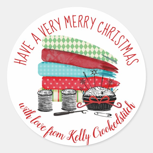 Tissu couture notions quilting autocollant de Noël (Devant)