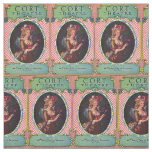 Tissu couverture de programme du Cort Theatre 1930