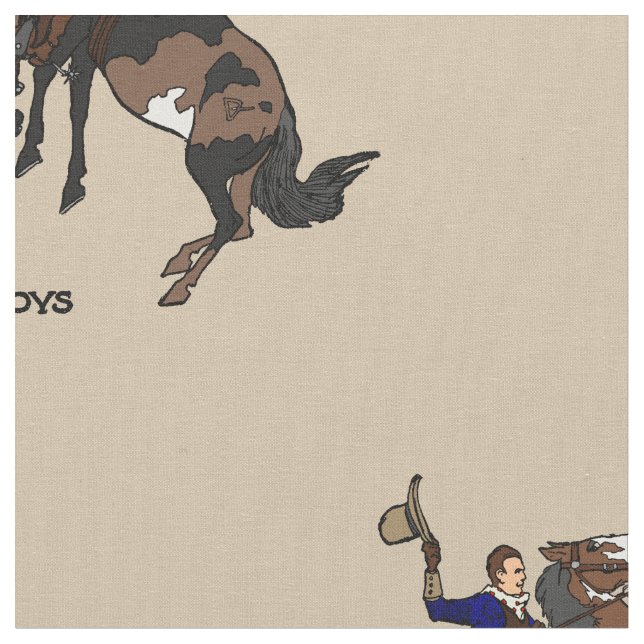 Tissu Cowboys de Dustbowl (Fermer)