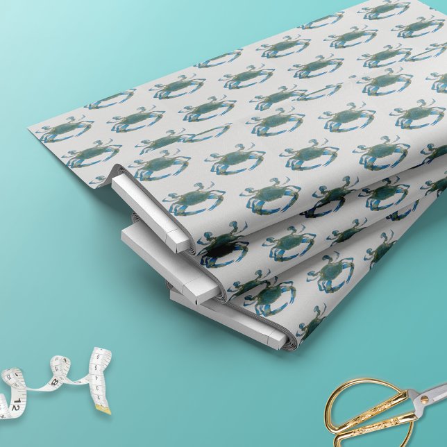 Tissu Crabe bleu côtier (Créateur téléchargé)