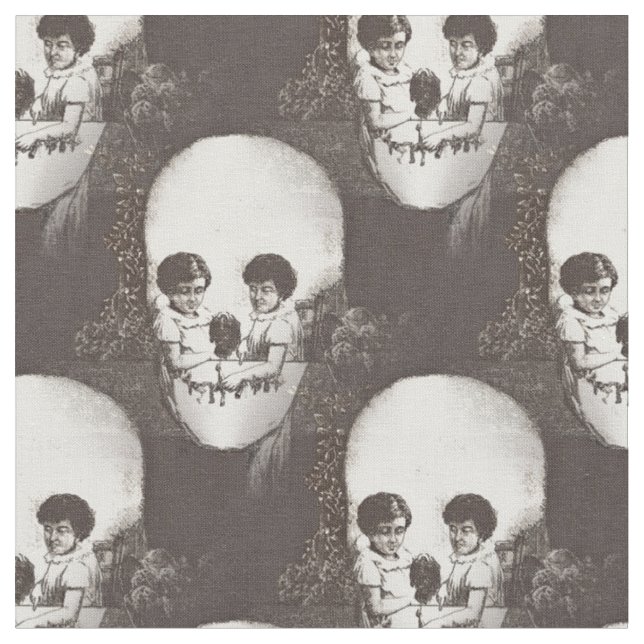 Tissu crâne dia de los muertos (Fermer)