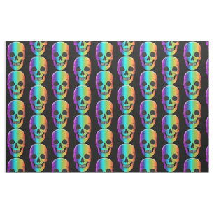 Tissu Crâne humain psychédélique Thunder_Cove