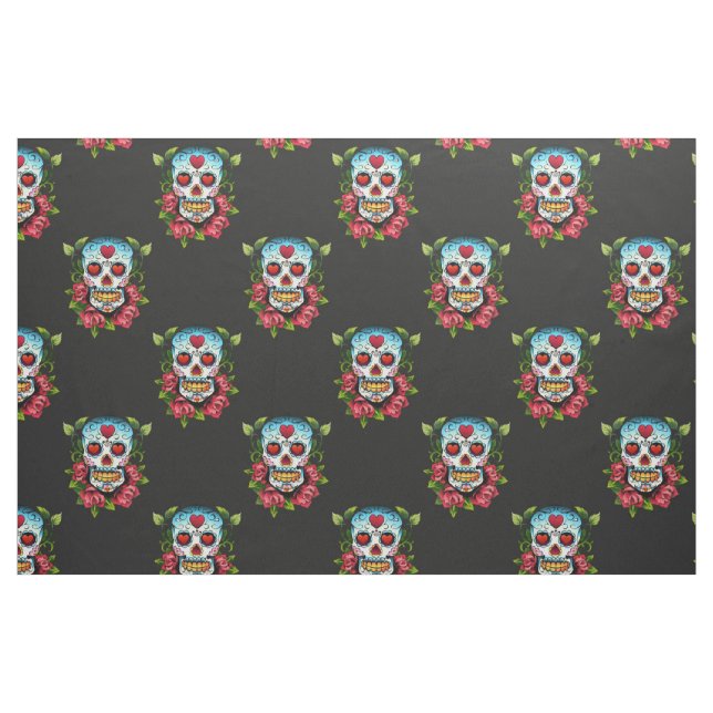 Tissu Crânes de Sucre (Yard)