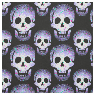 Tissu Crânes riants pourpres Cheeky Witch® Pagan Wiccan