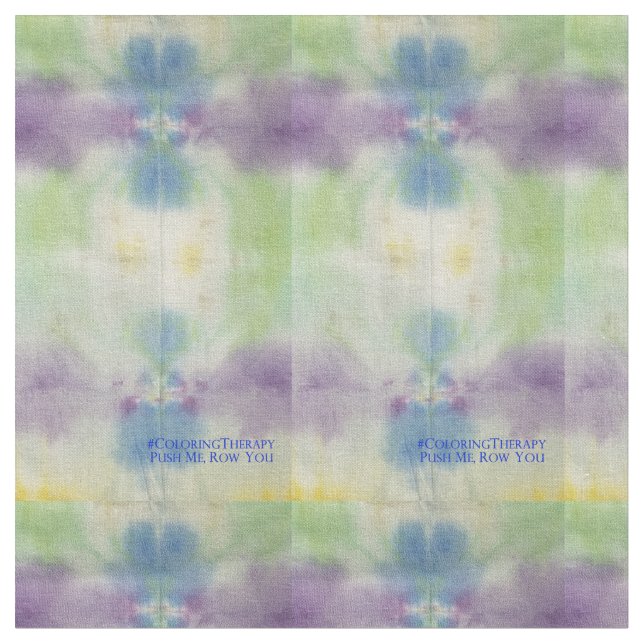 Tissu Cravate-Dye Push Me Row You Fabric (Fermer)