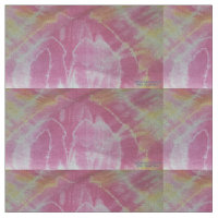 Tissu cravate-teint rose monstre