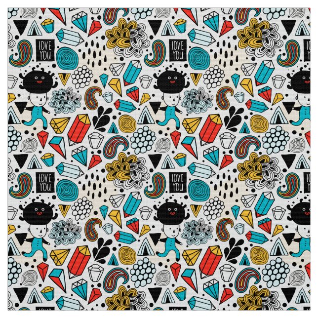 Tissu Crazy head (Échantillon)