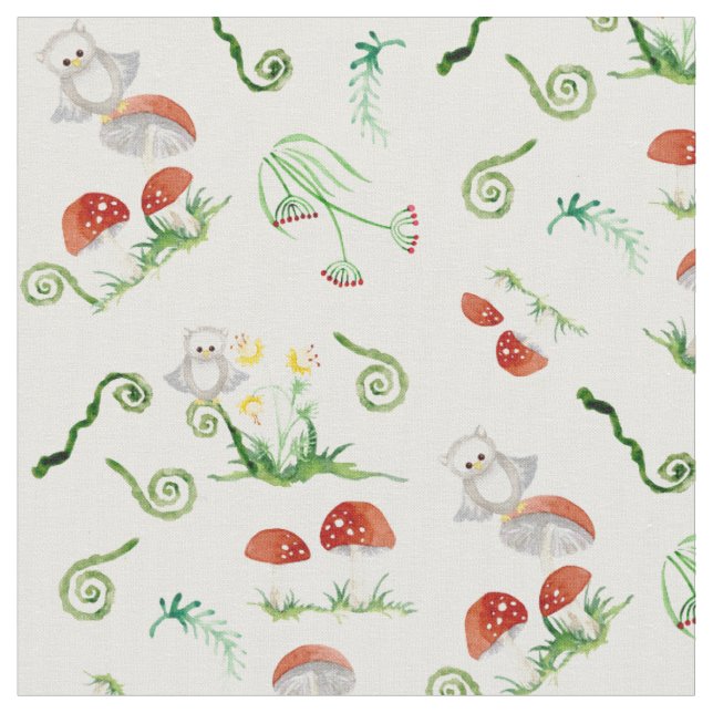 Tissu Crèche de neutre de bébé de créatures de conte de (Fermer)